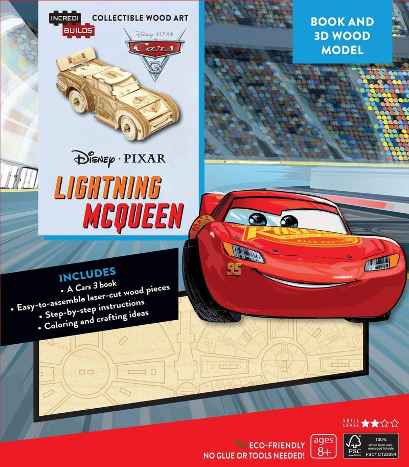 Image Cars 3 - Lightning McQueen 3D Wood Model Kit