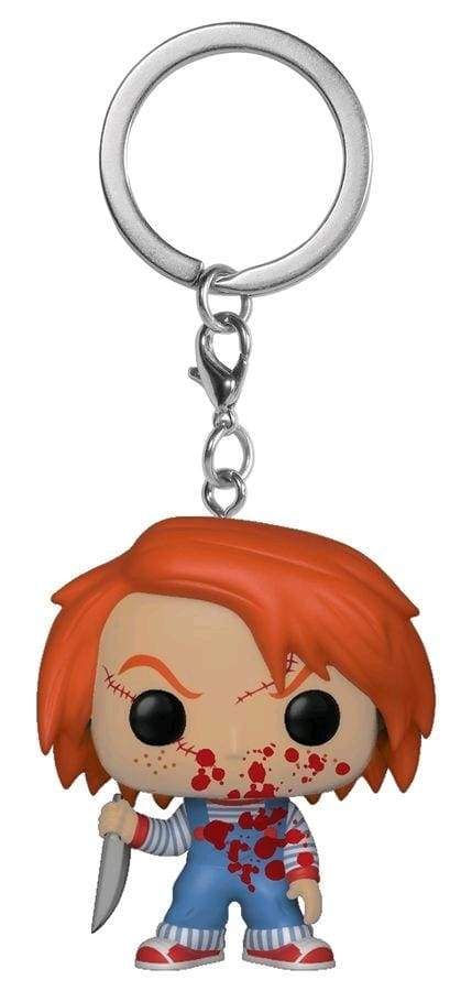 Image Child's Play - Chucky Blood Splattered US Exclusive Pocket Pop! Keychain [RS]