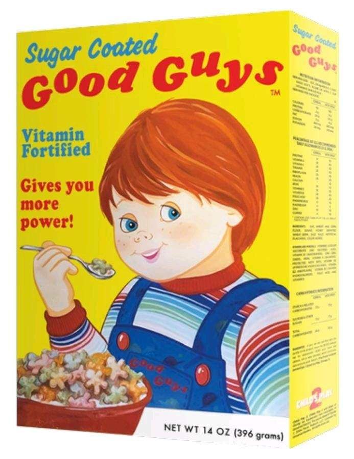 Image Child's Play - Good Guys Cereal Box