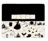 Image Cinderella - Black & White Purse