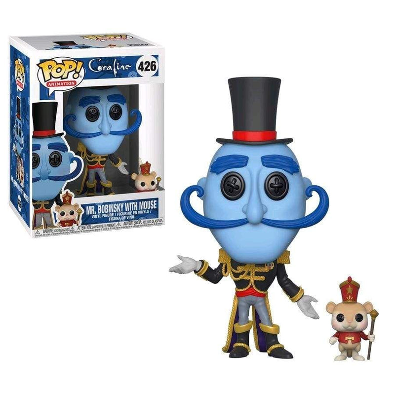 Image Coraline - Mr Bobinsky with Mouse Pop! Vinyl