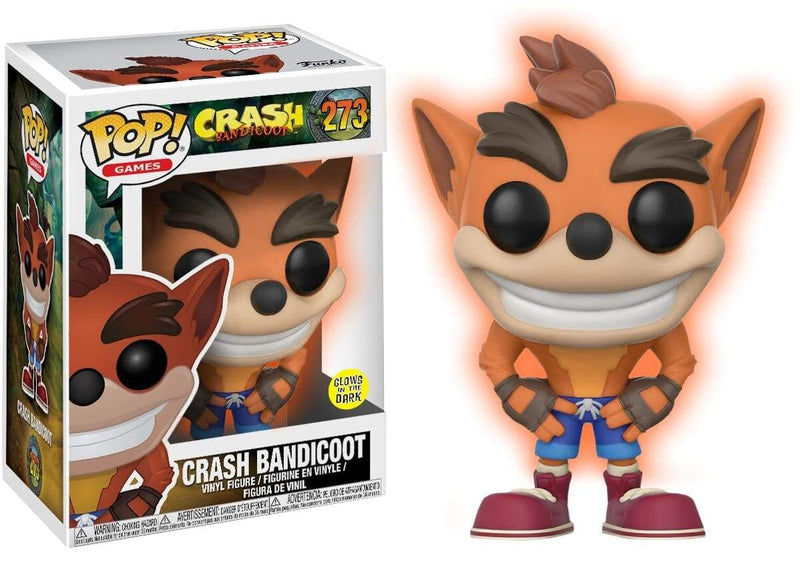 Image Crash Bandicoot - Crash Bandicoot Glow US Exclusive Pop! Vinyl [RS]