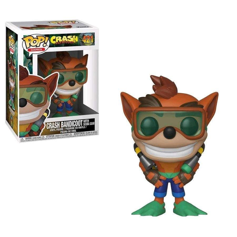Image Crash Bandicoot - Crash with Scuba Gear Pop! Vinyl