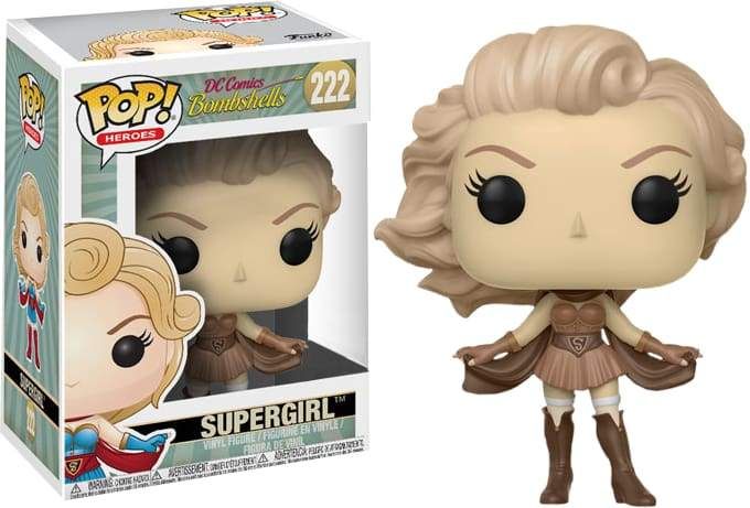 Image DC Bombshells - Supergirl Sepia US Exclusive Pop! Vinyl [RS]