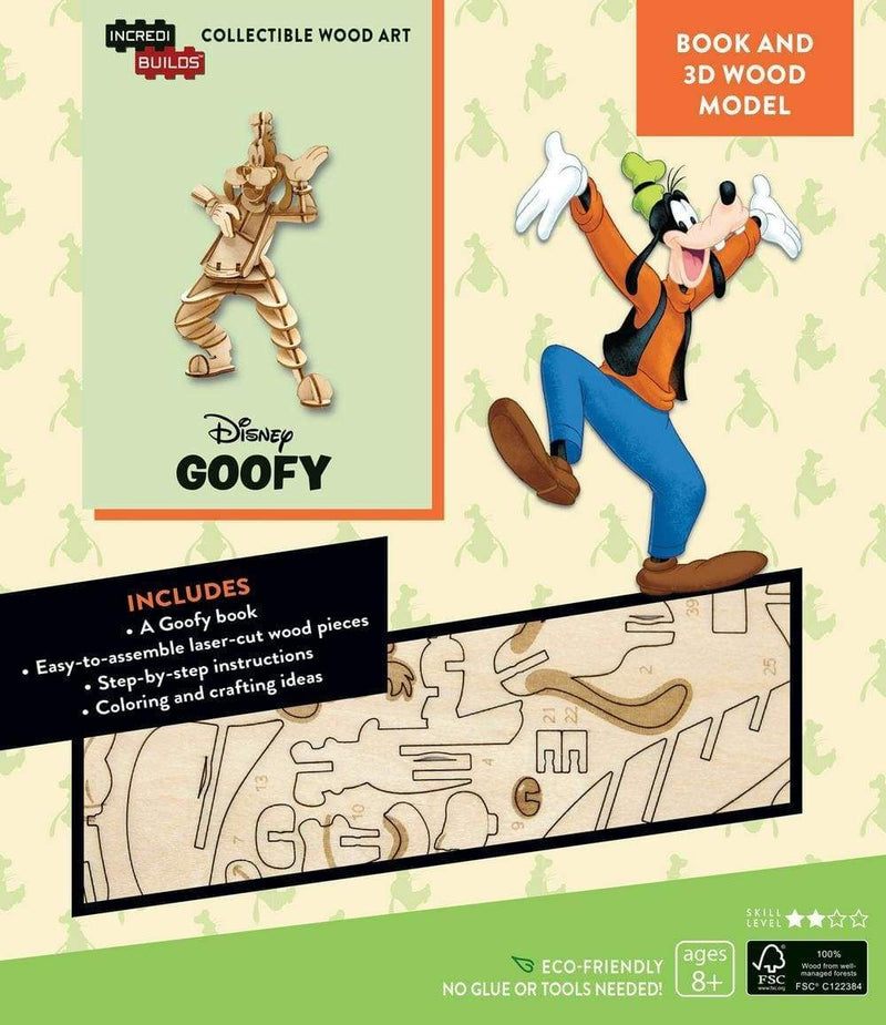 Image Disney: Goofy 3D Wood Model