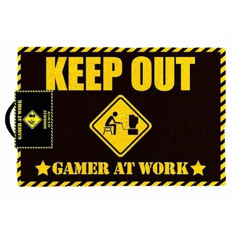 Image Doormat - Gamer at Work