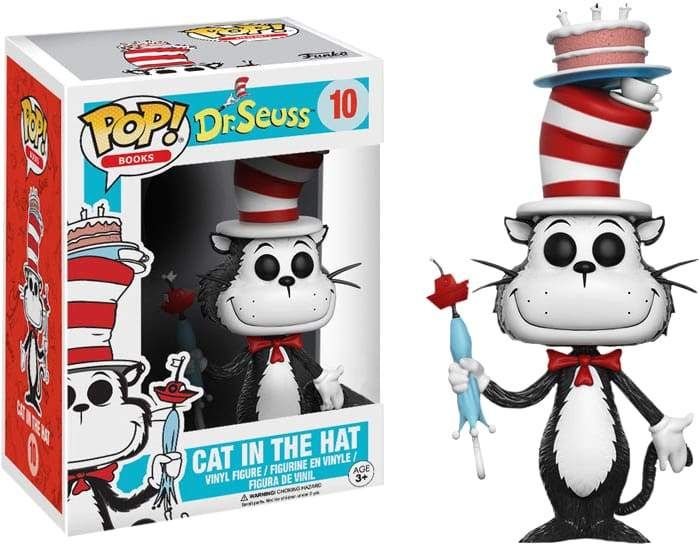 Image Dr Seuss - Cat in the Hat w/Umbrella Pop! !E R