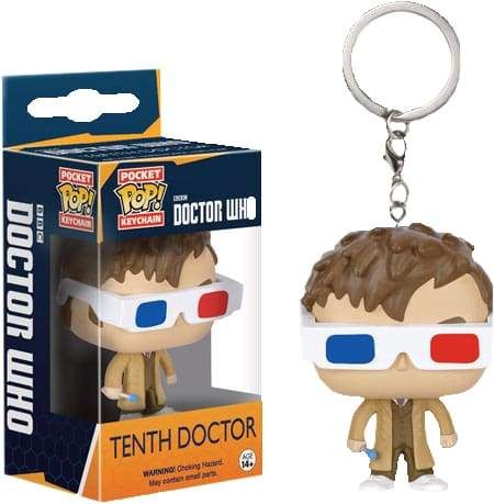 Image Dr Who - 10th Doctor 3D Glass Pop! Keychain