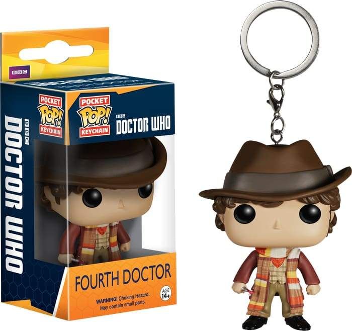 Image Dr Who - 4th Doctor Pop! Keychain