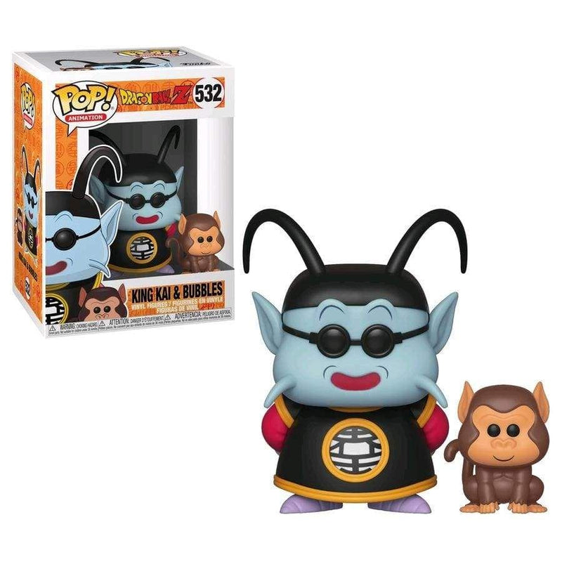 Image Dragon Ball Z - King Kai & Bubbles Pop! Vinyl