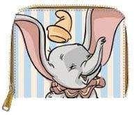 Image Dumbo - Dumbo with Stripes Zip-Around Wallet