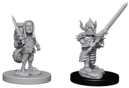 Image Dungeons & Dragons Male Halfling Fighter Unpainted Miniature