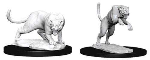 Image Dungeons & Dragon's Panther and Leopard Unpainted Miniature
