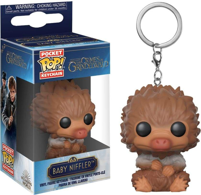 Image Fantastic Beasts 2 - Baby Niffler Brown Pocket Pop! Keychain