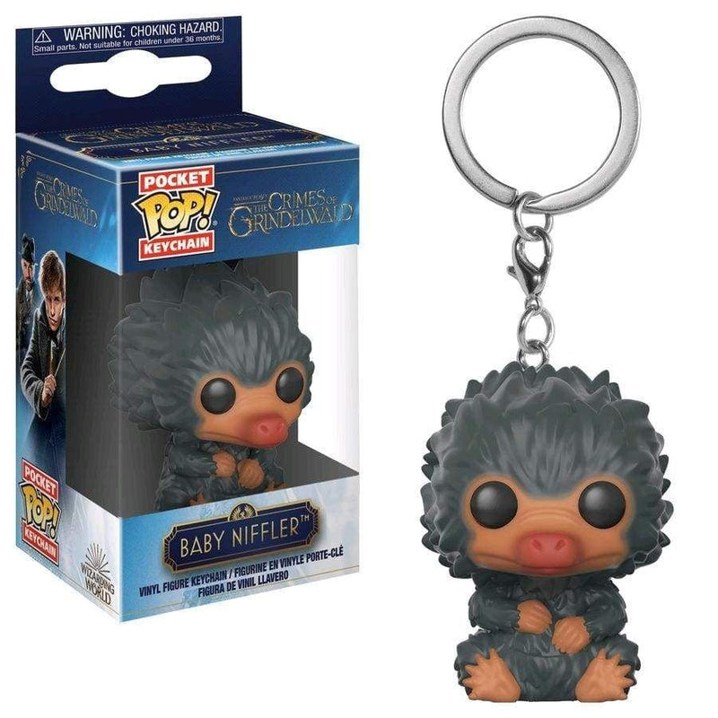 Image Fantastic Beasts 2: The Crimes of Grindelwald - Baby Niffler Grey Pocket Pop! Keychain