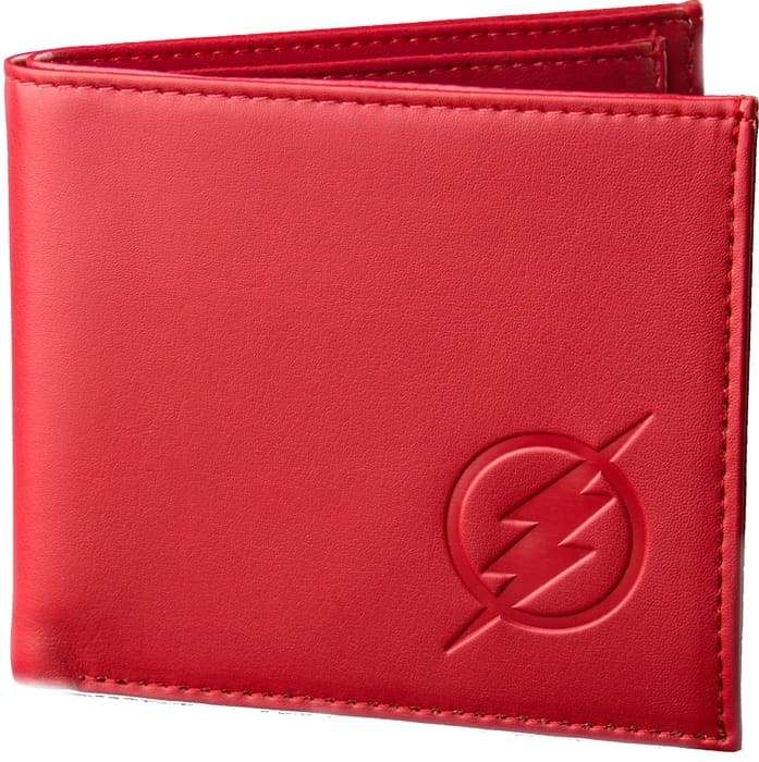 Image Flash - TV Logo Red Embossed Wallet