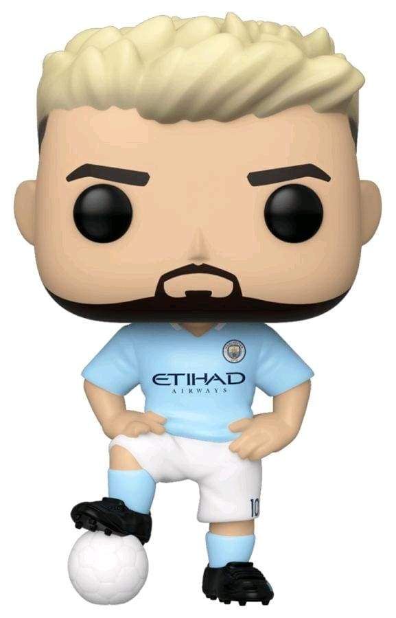 Image Football: Manchester City - Sergio Aguero Pop! Vinyl