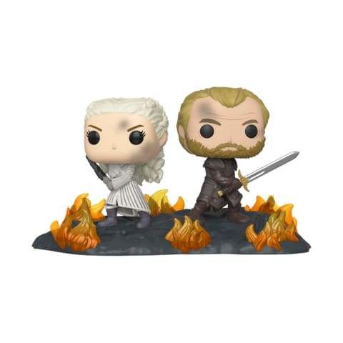 Image Game of Thrones - Daenerys & Jorah Back to Back Movie Moment Pop! Vinyl