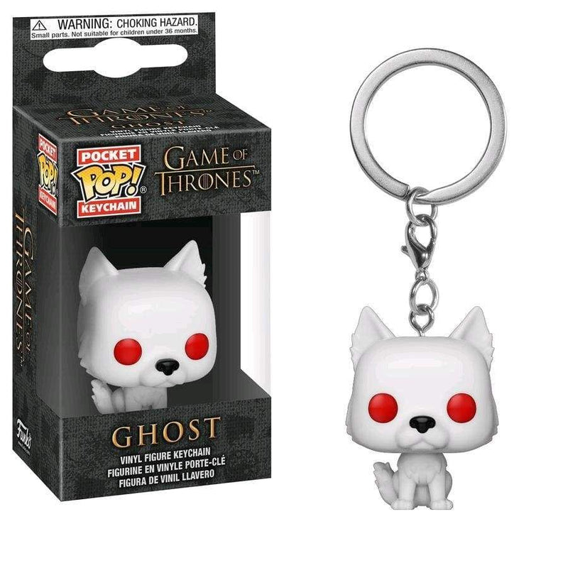 Image Game of Thrones - Ghost Pocket Pop! Keychain