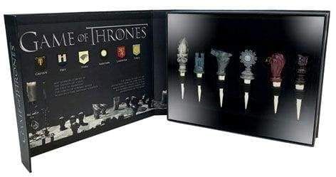 Image Game of Thrones - House Sigil Wine Stoppers Set Of 6