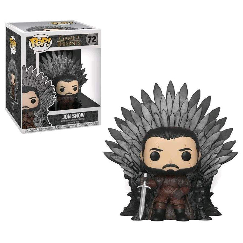Image Game of Thrones - Jon Snow on Iron Throne Pop! Deluxe