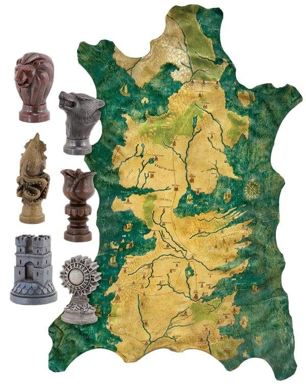 Image Game of Thrones - Map Marker Set with Westeros Map