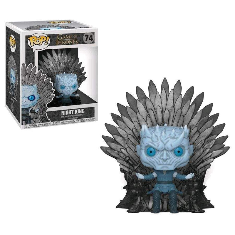 Image Game of Thrones - Night King Iron Throne Pop! Deluxe