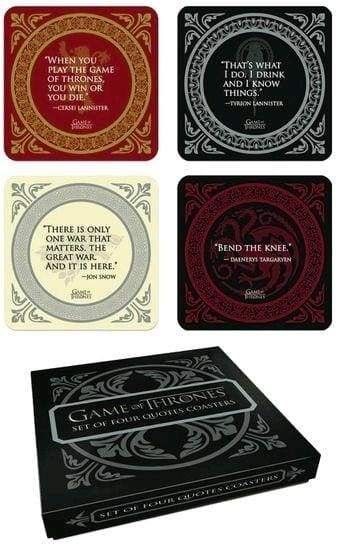 Image Game of Thrones - Quotes Coaster Set