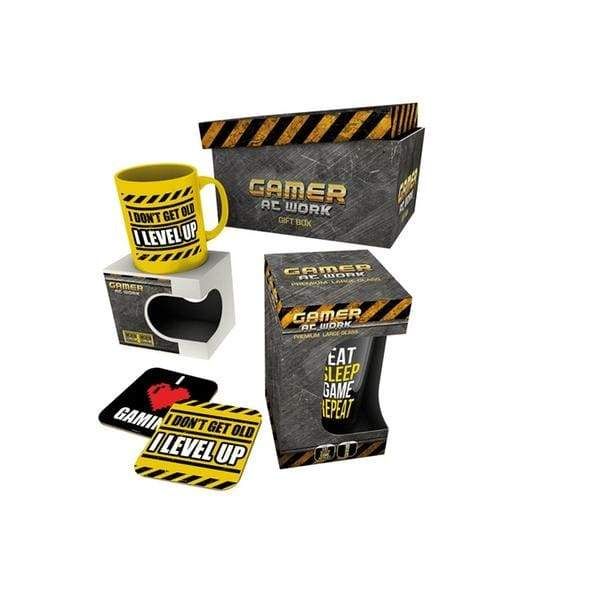 Image Gaming - Gamer at Work Drinkware Gift Set