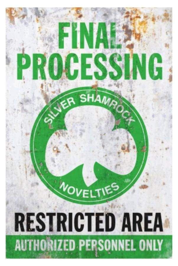 Image Halloween 3 - Silver Shamrock Sign