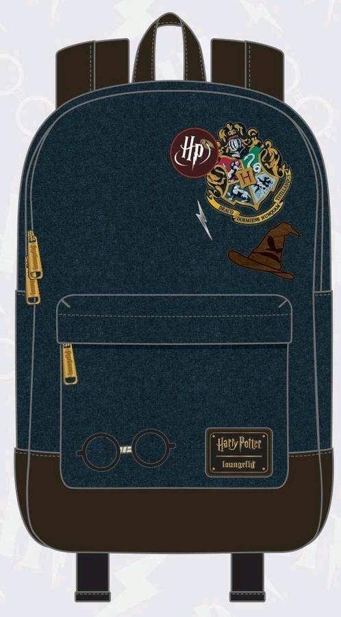Image Harry Potter - Hogwarts Logo Blue Backpack
