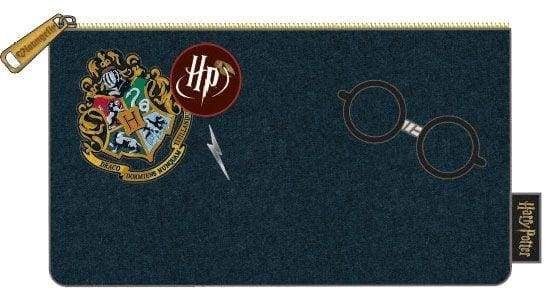 Image Harry Potter - Hogwarts Logo Blue Pencil Case