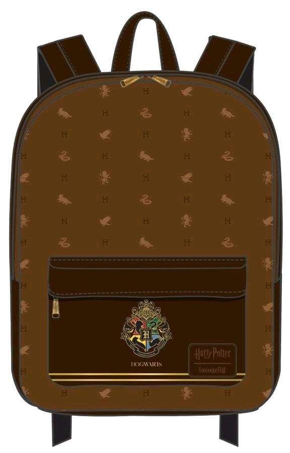Image Harry Potter - Hogwarts Logo Brown Backpack