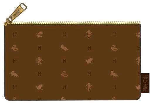 Image Harry Potter - Hogwarts Logo Brown Pencil Case