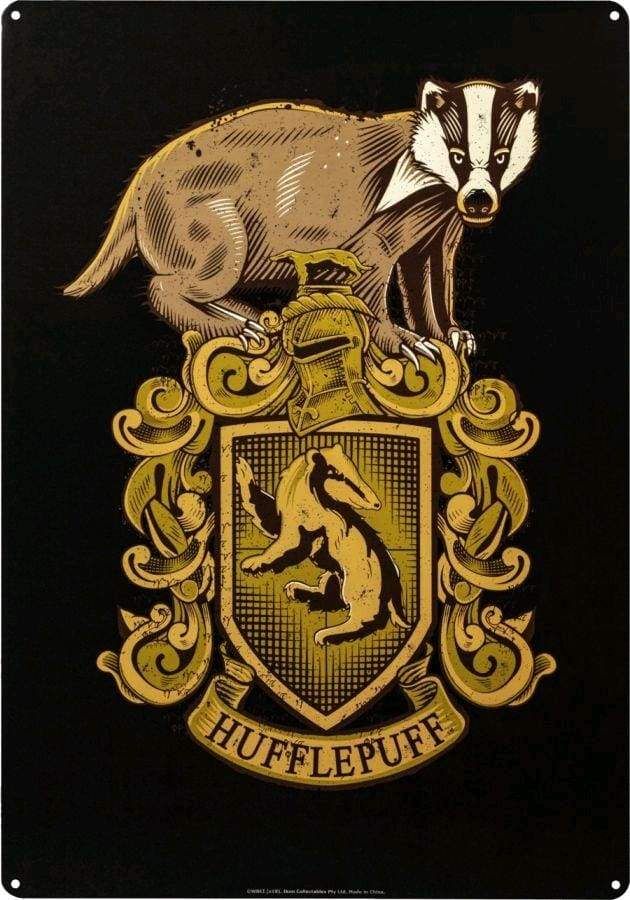 Image Harry Potter - Hufflepuff A3 Tin Sign