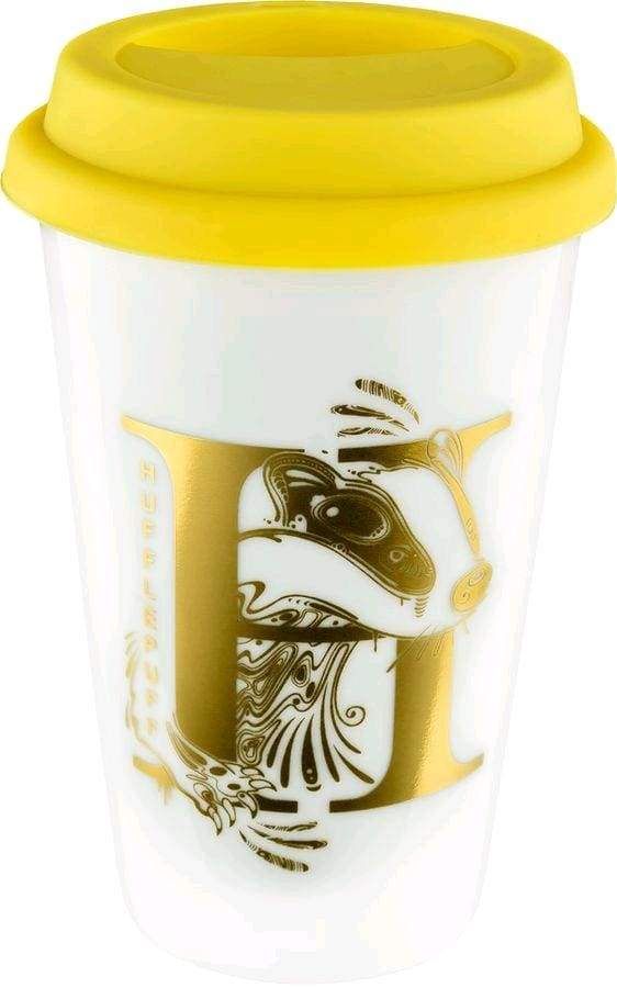 Image Harry Potter - Hufflepuff Foil Logo Keep Cup