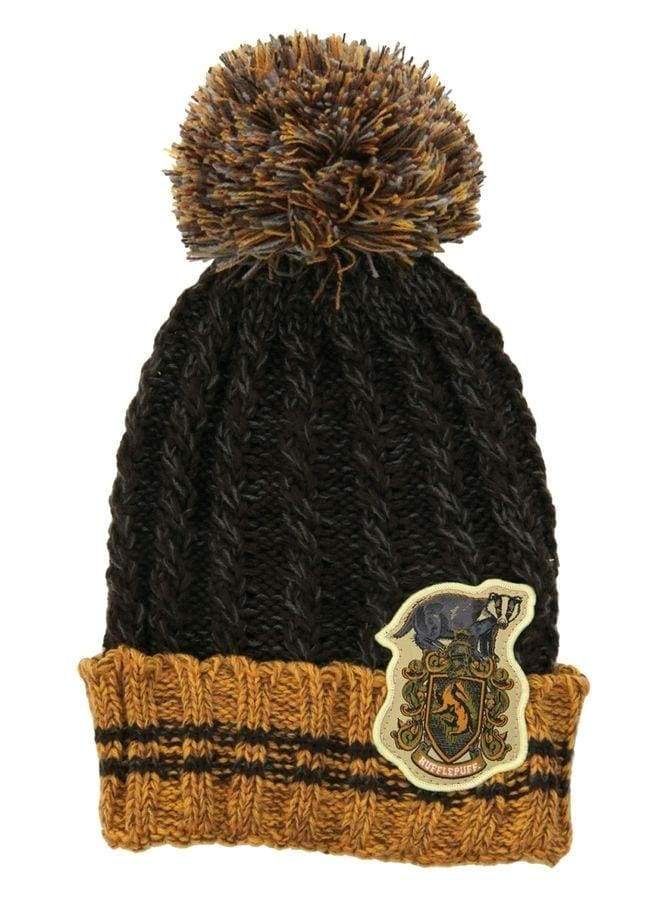 Image Harry Potter - Hufflepuff Heathered Pom Beanie