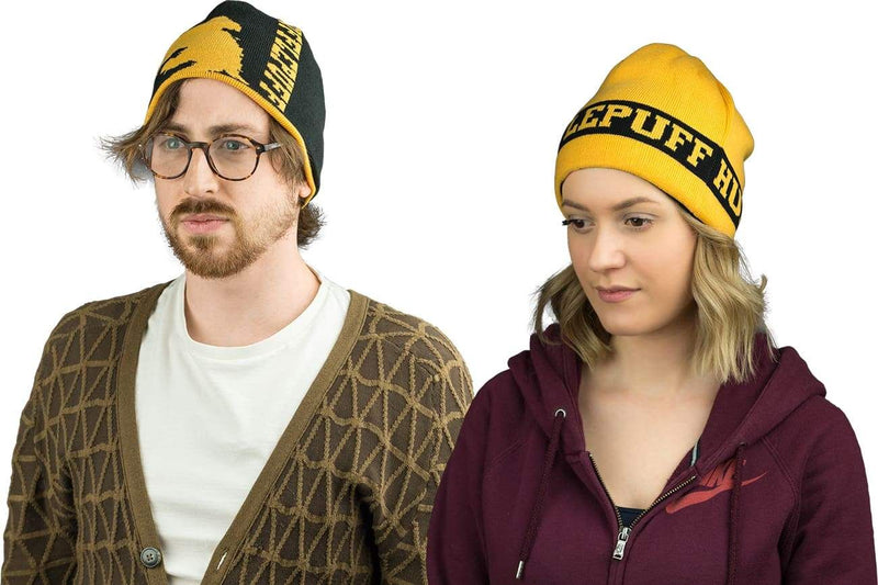Image Harry Potter - Hufflepuff Reversible Knit Beanie