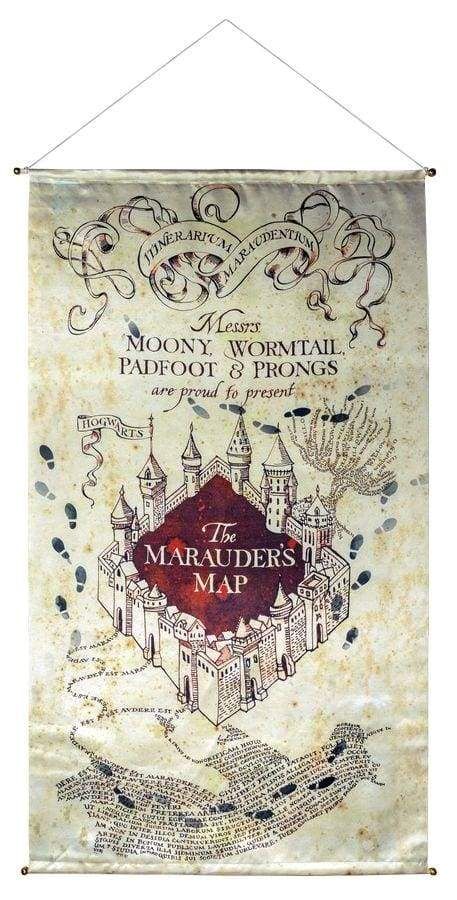 Image Harry Potter - Marauder's Map Satin Banner