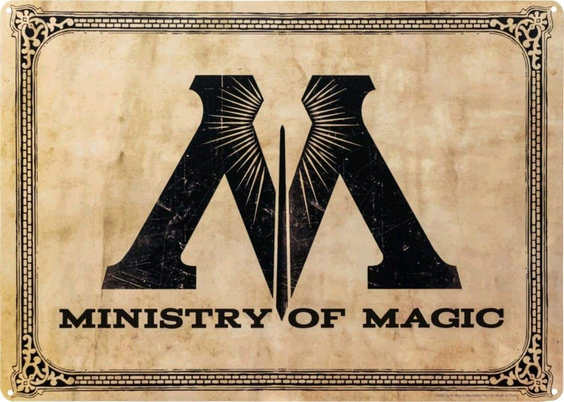 Image Harry Potter - Ministry of Magic A3 Tin Sign