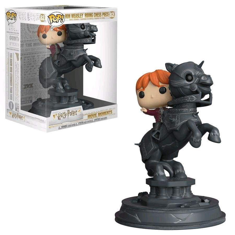 Image Harry Potter - Ron riding Chess Knight Movie Moments Pop! Vinyl