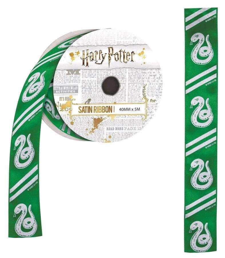 Image Harry Potter - Slytherin Satin Ribbon (5 metres)