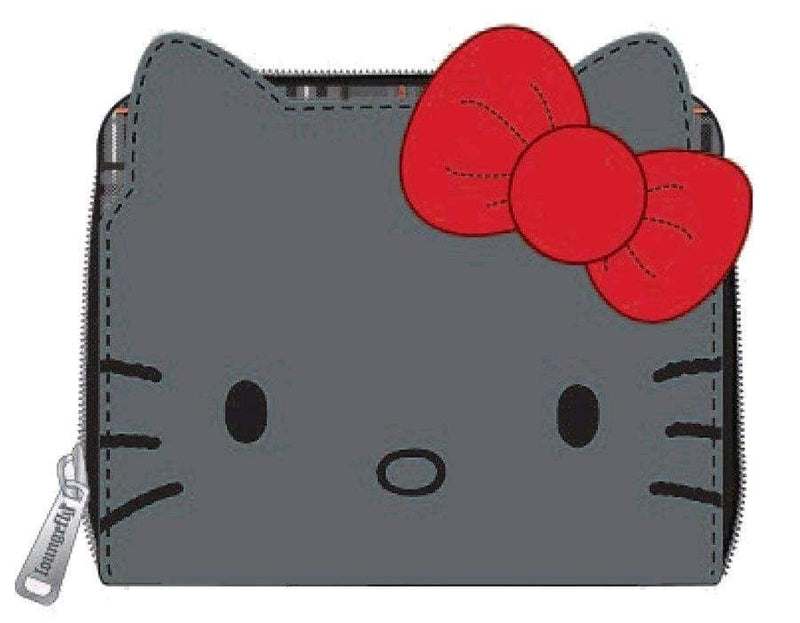Image Hello Kitty - Grey Bifold Purse with Bow