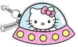 Image Hello Kitty - Spaceship Holographic Glitter Purse