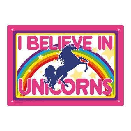 Image I Believe In Unicorns - Tin Sign