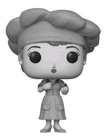 Image I Love Lucy - Factory Lucy Black & White US Exclusive Pop! Vinyl [RS]