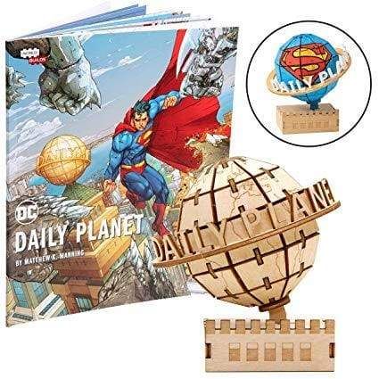 Image Incredibuilds DC Comics - Superman Daily Planet 3D Wood Model and Book