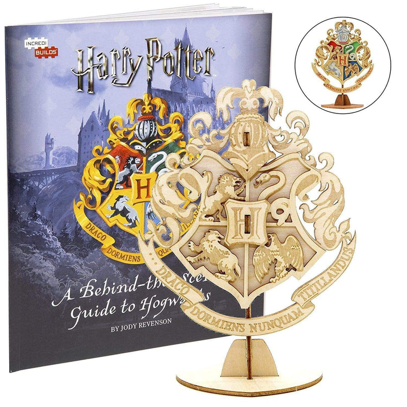 Image Incredibuilds Harry Potter - Hogwarts Crest 3D Wood Model