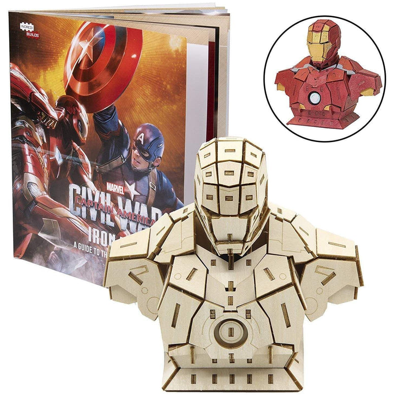Image Incredibuilds Marvel - Captain America Civil War Iron Man Signature Series 3D Wood Model