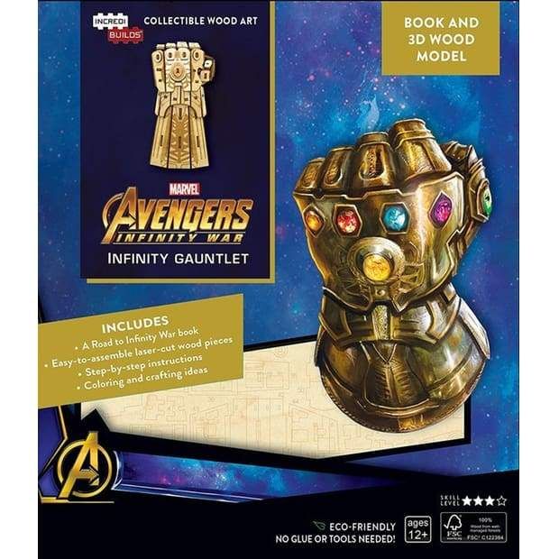 Image Incredibuilds Marvel - Infinity Gauntlet 3D Wood Model